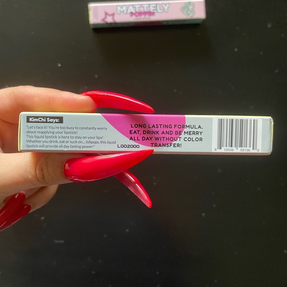 New Sealed KimChi Chic Beauty Mattely Liquid Lipstick in shade Bunny - Picture 3 of 3